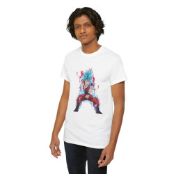 Tee shirt Unisex Goku blue kaioken Homme/Femme