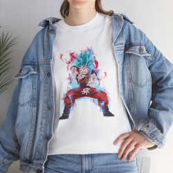 Tee shirt Unisex Goku blue kaioken Homme/Femme