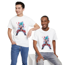 Tee shirt Unisex Goku blue kaioken Homme/Femme