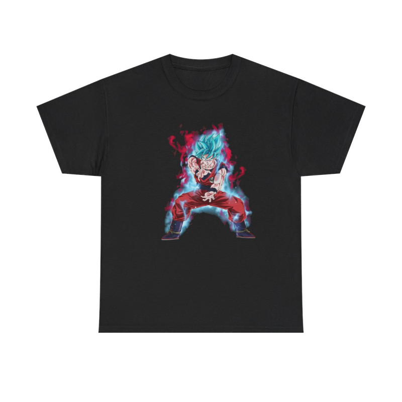 Tee shirt Unisex Goku blue kaioken Homme/Femme