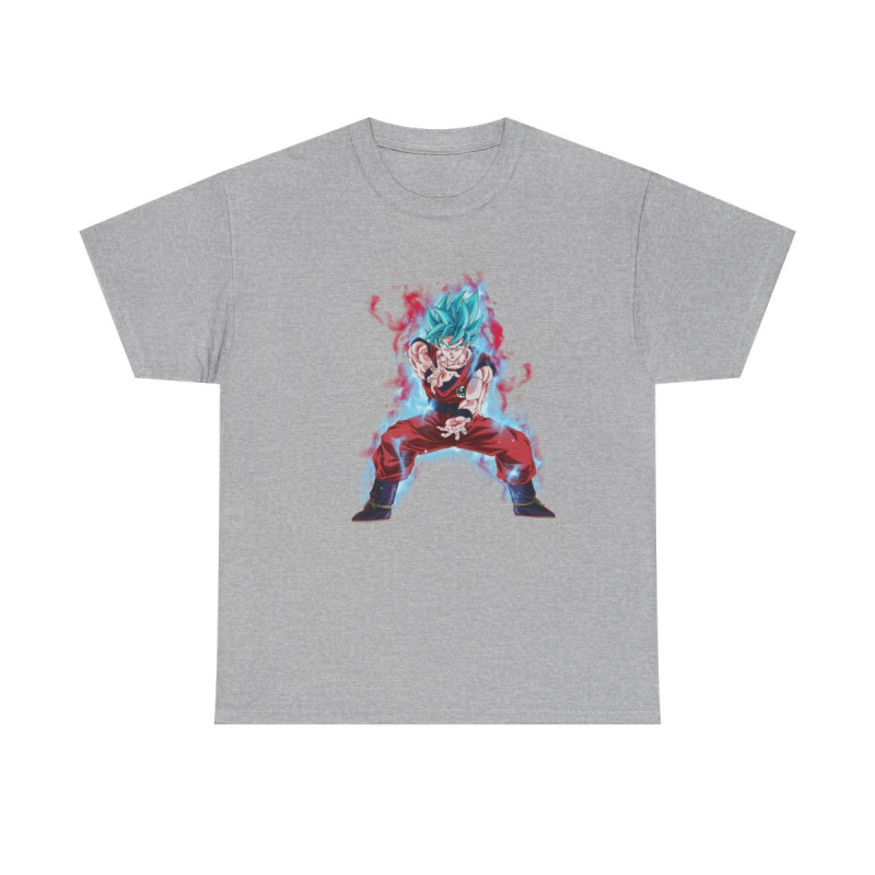 Tee shirt Unisex Goku blue kaioken Homme/Femme