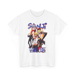 Tee shirt Unisex Sanji One piece Homme/Femme