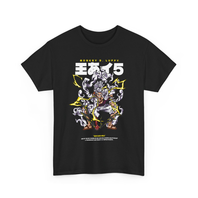 Tee shirt Unisex One Piece Luffy Gear 5 Homme/Femme