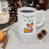 Mug Humour Chien T'inquiète je gère idée cadeau pour homme et femme