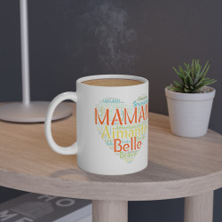 Mug Maman aimante belle idée cadeau pour les mamans, fêtes des mères