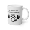 Mug Musculation raton laveur sport idée cadeau humour drôle amusant