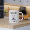 Mug Laissez moi tranquille je joue Renard idée cadeau humour