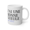 Mug J'ai une bonne gueule (de bois) idée cadeau humour drôle