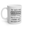 Mug Je suis une emmerdeuse à temps complet idée cadeau humour drôle