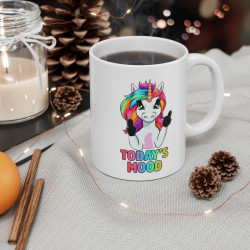 Mug humour Licorne Today's Mood