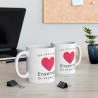 Mug Amour Seul on va plus vite, ensemble on va plus loin idée cadeau
