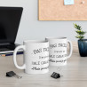 Mug Humour drôle Pas facile d'avoir un sal caractère mais ça va je gère idée cadeau homme/femme