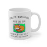 Mug Humour drôle écoute le chat qui est en toi idée cadeau pour homme et femme