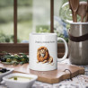 Mug personnalisable personnalisé Lion avec son prénom ou texte pour enfant et adulte