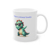 Mug personnalisable personnalisé Dinosaure Dab avec son prénom ou texte pour enfant et adulte