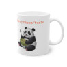 Mug personnalisable personnalisé Panda Céréales avec son prénom ou texte pour enfant ou adulte