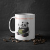 Mug personnalisable personnalisé Panda Céréales avec son prénom ou texte pour enfant ou adulte