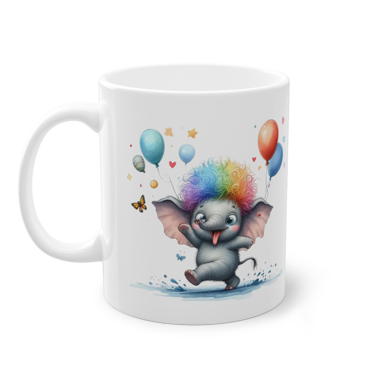 Mug Elephant humour amusant drôle enfant/adulte Anniversaire