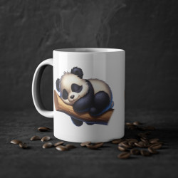 Mug Panda qui dort sur une branche idée cadeau travail bureau anniversaire enfant et adulte