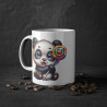 Mug Panda avec une sucette idée cadeau humour drôle amusant bureau travail pour enfant et adulte