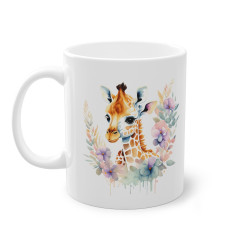 Mug Girafe coloré avec des...