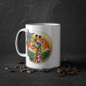 Mug Girafe plantes tropicales idée cadeau bureau travail anniversaire pour enfant et adulte
