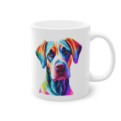 Mug chien Grand danois coloré idée cadeau bureau travail anniversaire pour enfant et adulte