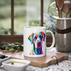 Mug chien Grand danois coloré idée cadeau bureau travail anniversaire pour enfant et adulte