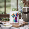 Mug chien Grand danois coloré idée cadeau bureau travail anniversaire pour enfant et adulte