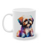 Mug Chien Shih Tzu assis coloré idée cadeau travail bureau pour enfant et adulte