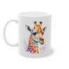Mug Girafe coloré idée cadeau bureau travail anniversaire pour enfant et adulte