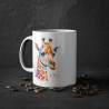 Mug Girafe coloré idée cadeau bureau travail anniversaire pour enfant et adulte