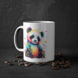 Mug panda coloré tasse idée cadeau travail bureau anniversaire thé café enfant et adulte