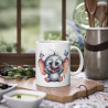 Mug éléphant avec des oiseaux idée cadeau humour drôle anniversaire