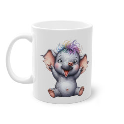 Mug éléphant grimace clown...