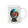 Mug Tasse à café  Oiseau Rouge-gorge idée cadeau anniversaire bureau travail pour enfant et adulte