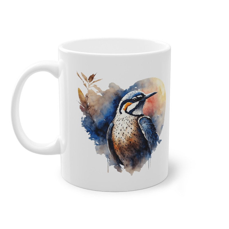 Mug Tasse à café Oiseau coloré idée cadeau anniversaire bureau travail pour enfant et adulte