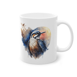 Mug Tasse à café Oiseau coloré idée cadeau anniversaire bureau travail pour enfant et adulte