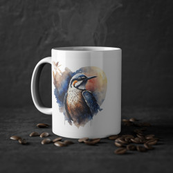 Mug Tasse à café Oiseau coloré idée cadeau anniversaire bureau travail pour enfant et adulte