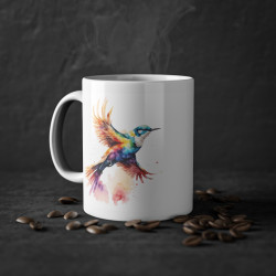 Mug Tasse à café oiseau volant coloré idée cadeau anniversaire travail bureau pour enfant et adulte