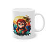 Mug Tasse à café Singe plante tropicale idée cadeau anniversaire travail bureau pour enfant et adulte