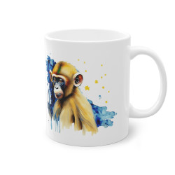 Mug tasse à café Singe Idée cadeau anniversaire bureau travail pour enfant et adulte