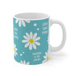 Mug Tasse à café teacher maitresse professeur amusant idée cadeau fun travail bureau pour adulte et enfant