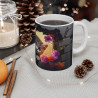 Mug Tasse à café Chat fleurs  idée cadeau  fun travail bureau pour adulte et enfant