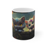 Mug Tasse à café Chaton mignon amusant idée cadeau humour drôle rigolo fun travail bureau pour adulte et enfant