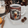Mug Tasse à café Canard brique amusant idée cadeau humour drôle rigolo fun travail bureau pour adulte et enfant