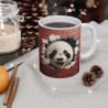 Mug Tasse à café panda mur de brique amusant idée cadeau humour drôle rigolo fun travail bureau pour adulte et enfant