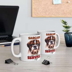 Mug Tasse à café Chien Sarcasm amusant idée cadeau humour drôle rigolo fun travail bureau pour adulte et enfant