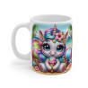 Mug Tasse à café Licorne glace amusant idée cadeau humour drôle rigolo fun travail bureau pour adulte et enfant