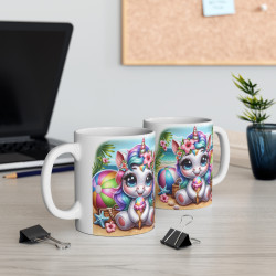 Mug Tasse à café Licorne glace amusant idée cadeau humour drôle rigolo fun travail bureau pour adulte et enfant